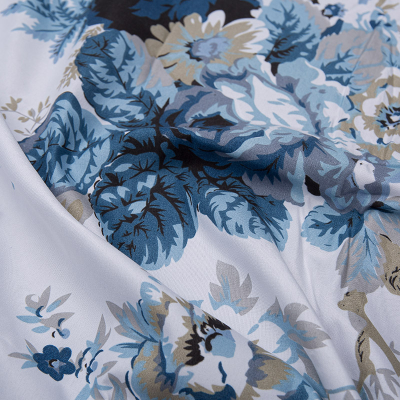 255cm lapad 85GSM Timbang na kumalat-naka-print na 100% polyester home textile tela